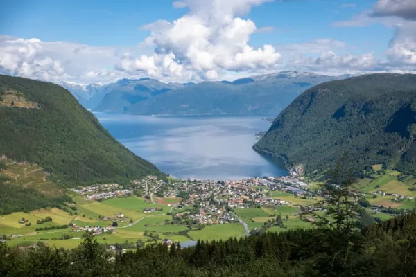 Vik-in-Sogn-fjord-village-Sognefjord-panorama-view